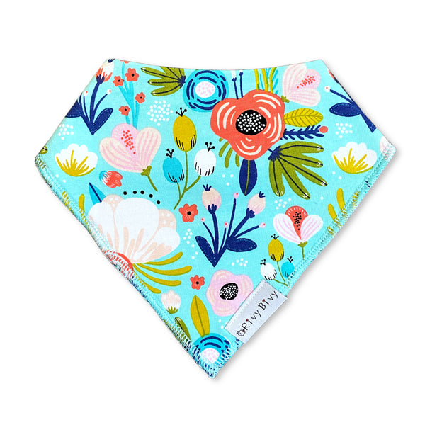 Baby Bandana Floral Garden Drool Bibs