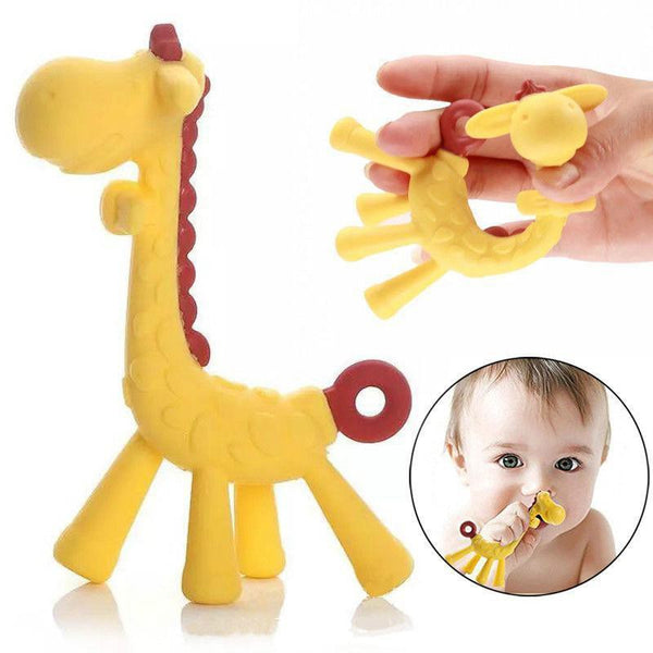 Yellow Bendable Giraffe Teether