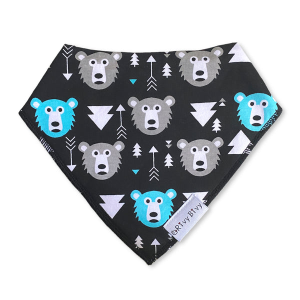 Baby Bandana Cloud+Bear Drool Bibs