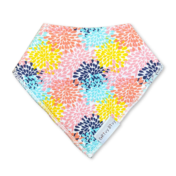 Baby Bandana Pastel Owl fireworks Drool Bibs