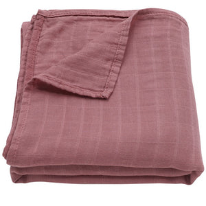 (70% Bamboo 30% Cotton) Antique Mauve Swaddle