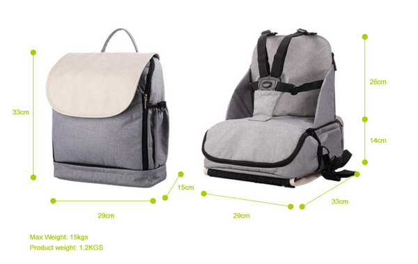 4-in-1 Multi-functional Booster Chair and Bag