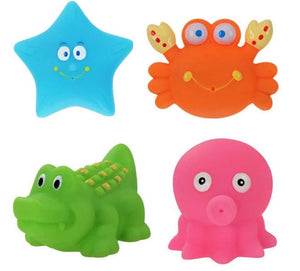 Floating Rubber Bath Squirt Toy Set