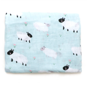 (100% Bamboo) Shawn the Sheep Swaddle