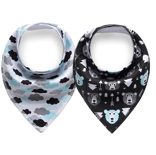 Baby Bandana Cloud+Bear Drool Bibs