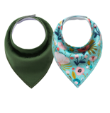 Baby Bandana Floral Garden Drool Bibs