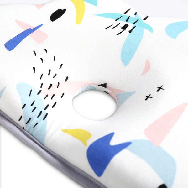 Cloud Foam Head Pillow in Colorful Graffiti