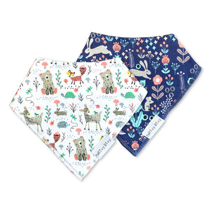 Baby Bandana Animal Wonderland Drool Bibs