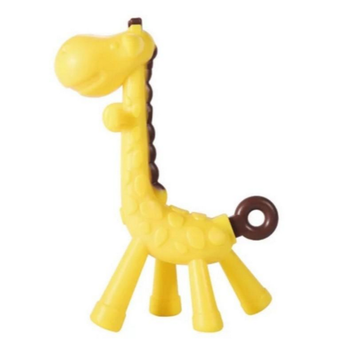 Yellow Bendable Giraffe Teether