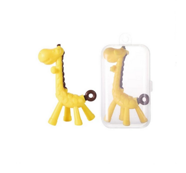 Yellow Bendable Giraffe Teether