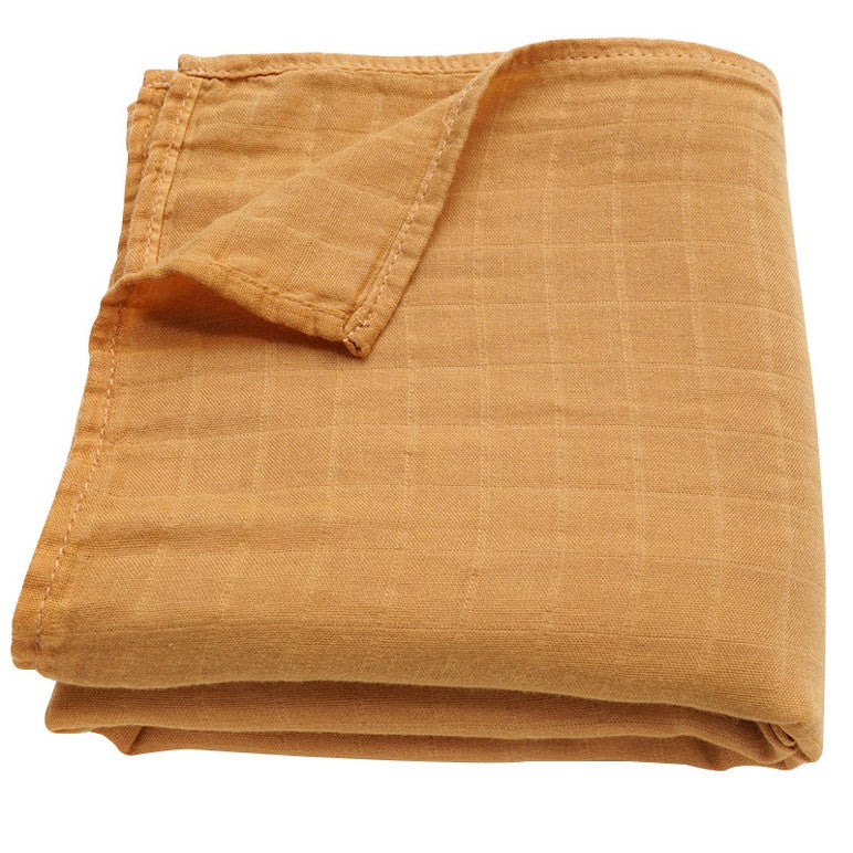 (70% Bamboo 30% Cotton) Mustard Swaddle