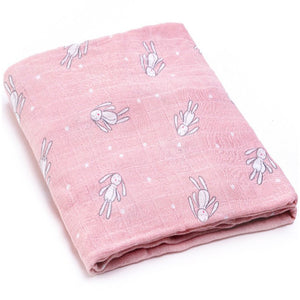 (70% Bamboo 30% Cotton) Sleepy Bunnies Swaddle