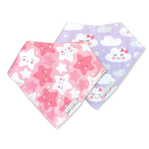 Baby Bandana Star Cloud Drool Bibs