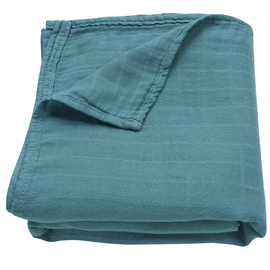 (70% Bamboo 30% Cotton) Teal Swaddle