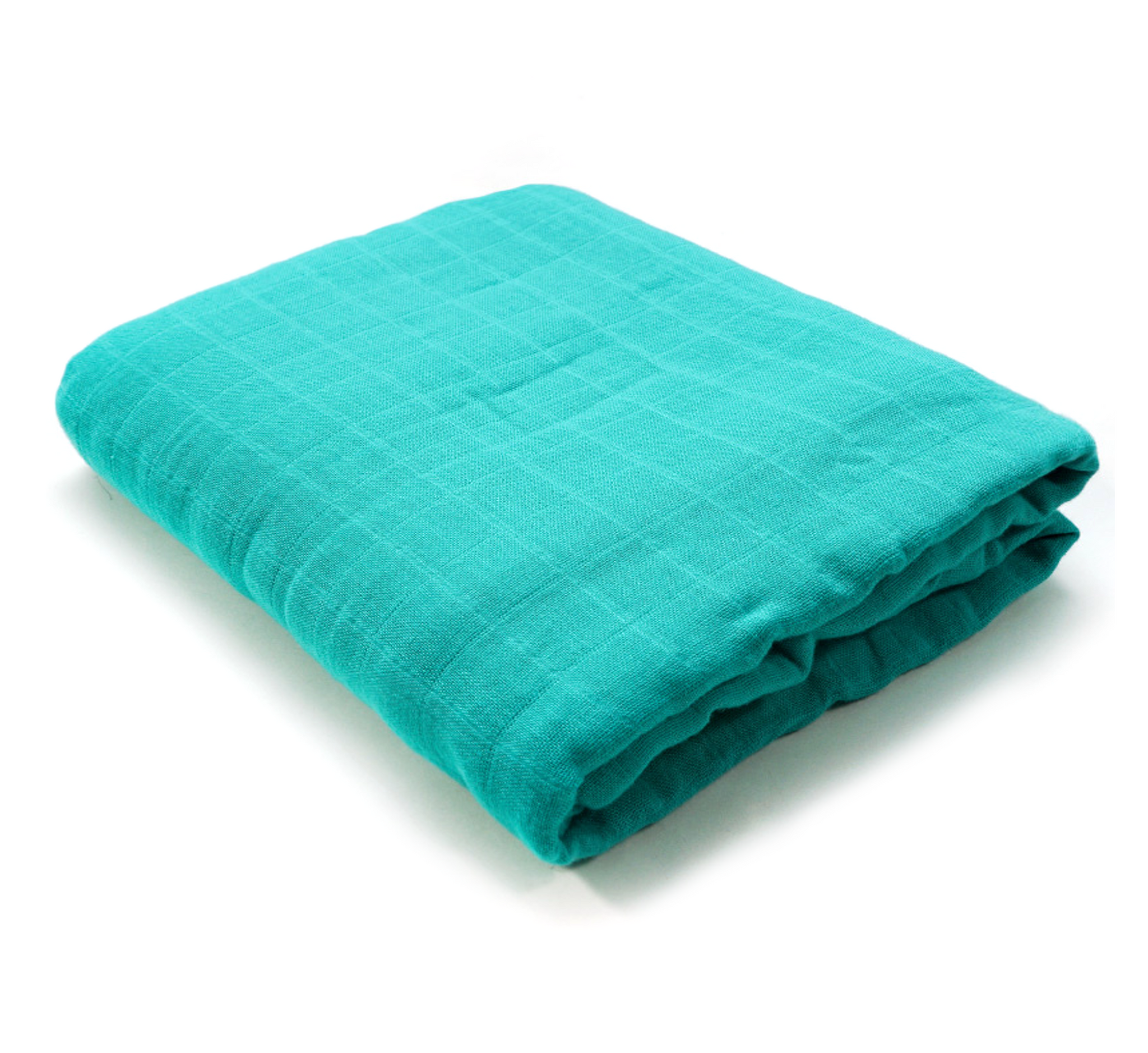 (70% Bamboo, 30% Organic Cotton) Turquoise Swaddle