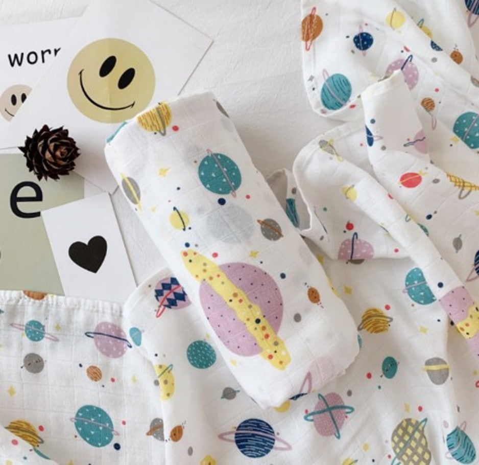 (70% Bamboo 30% Cotton) The Universe Swaddle