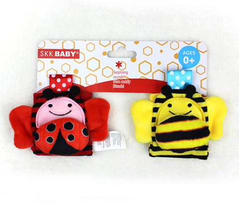 Bug and Bee Wrist Rattle